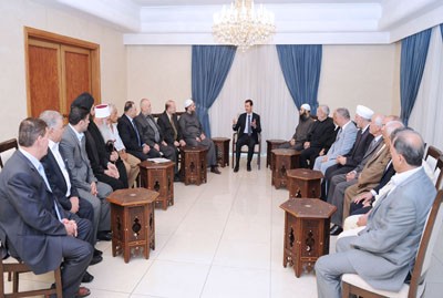 Assad- dignitiaries 